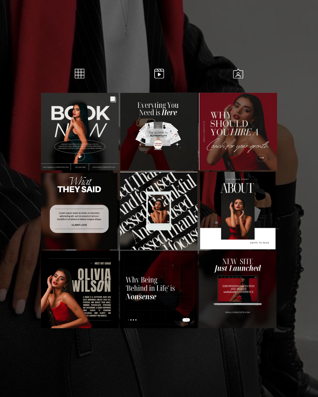 ALLURA CUSTOMISABLE CANVA SOCIAL TEMPLATES