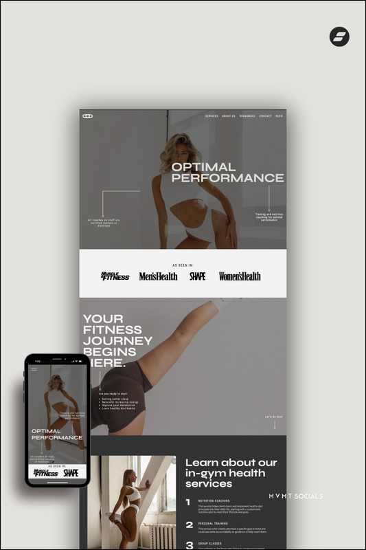 FITNESS 10 PAGE TEMPLATE